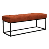 Brooklyn and Bella Milford Corduroy Ottoman Bench