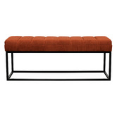 Brooklyn and Bella Milford Corduroy Ottoman Bench