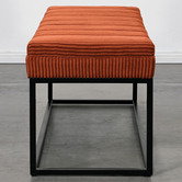 Brooklyn and Bella Milford Corduroy Ottoman Bench