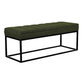 Brooklyn and Bella Milford Upholstered Ottoman Bench