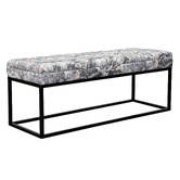 Brooklyn and Bella Floral Milford Upholstered Ottoman Bench