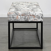 Brooklyn and Bella Floral Milford Upholstered Ottoman Bench