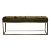 Brooklyn and Bella Easton Velvet Ottoman Bench