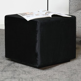 Brooklyn and Bella Fuller Velvet Ottoman