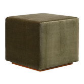 Brooklyn and Bella Fuller Velvet Ottoman