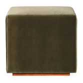 Brooklyn and Bella Fuller Velvet Ottoman