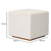 Brooklyn and Bella Fuller Upholstered Ottoman