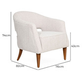 Brooklyn and Bella Harris Upholstered Armchair
