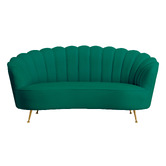 Brooklyn and Bella Covington 2 Seater Velvet Sofa