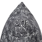 Brooklyn and Bella Swirl Weston Velour Cushion