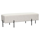 Brooklyn and Bella Delray Upholstered Ottoman Bench