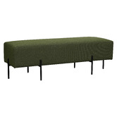 Brooklyn and Bella Delray Upholstered Ottoman Bench