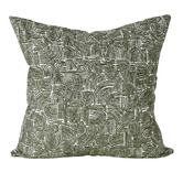 Brooklyn and Bella Beniamino Square Cushion