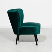 Brooklyn and Bella Ivy Green Slipper Chair