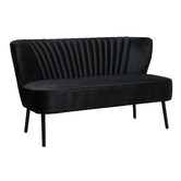 Brooklyn and Bella Black 2 Seater Sofa