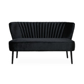 Brooklyn and Bella Black 2 Seater Sofa