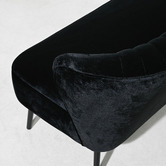 Brooklyn and Bella Black 2 Seater Sofa