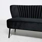 Brooklyn and Bella Black 2 Seater Sofa