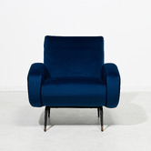 Brooklyn and Bella Modern Milan Velvet Armchair