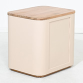 Brooklyn and Bella Blanc 1 Drawer Bedside Table