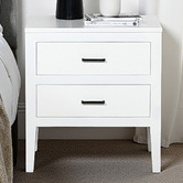 Brooklyn and Bella Nordiko 2 Drawer Bedside Table