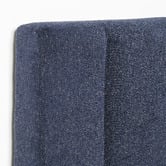 Brooklyn and Bella Cecilia Linen-Blend Bed Frame with Extended Bedhead