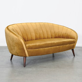 Brooklyn and Bella Bernier Velvet Sofa