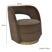 Brooklyn and Bella Emilia Velvet Accent Chair