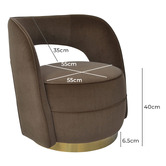 Brooklyn and Bella Emilia Velvet Accent Chair