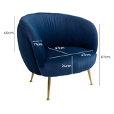Brooklyn and Bella Aphelios Velvet Armchair