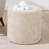 Brooklyn and Bella Aurevia Chenille Ottoman