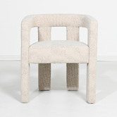 Brooklyn and Bella Oatmeal Simone Upholstered Armchair