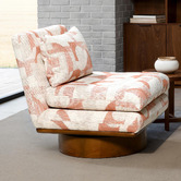 Brooklyn and Bella Aline Swivel Accent Chair