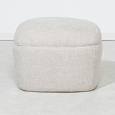 Brooklyn and Bella Karin Chenille Ottoman