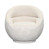 Brooklyn and Bella Clara Boucle Swivel Accent Chair