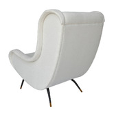 Brooklyn and Bella Cream Armin Upholstered Accent Chair