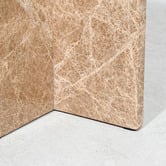 Brooklyn and Bella Florian Marble Side Table