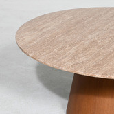 Brooklyn and Bella Alain Travertine Coffee Table