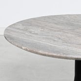 Brooklyn and Bella Jonas Travertine Side Table