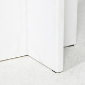 Brooklyn and Bella Florian Round Marble Side Table