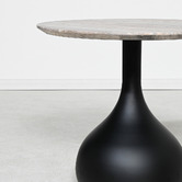 Brooklyn and Bella Jonas Travertine Side Table