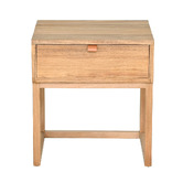 Brooklyn and Bella Caspar Acacia Wood Bedside Table
