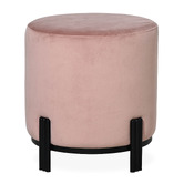 Brooklyn and Bella Annalise Velvet Upholstered Ottoman