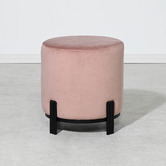 Brooklyn and Bella Annalise Velvet Upholstered Ottoman