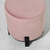 Brooklyn and Bella Annalise Velvet Upholstered Ottoman