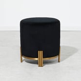 Brooklyn and Bella Annalise Velvet Upholstered Ottoman