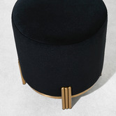 Brooklyn and Bella Annalise Velvet Upholstered Ottoman