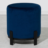 Brooklyn and Bella Annalise Velvet Upholstered Ottoman