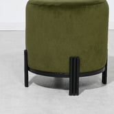 Brooklyn and Bella Annalise Velvet Upholstered Ottoman