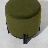 Brooklyn and Bella Annalise Velvet Upholstered Ottoman
